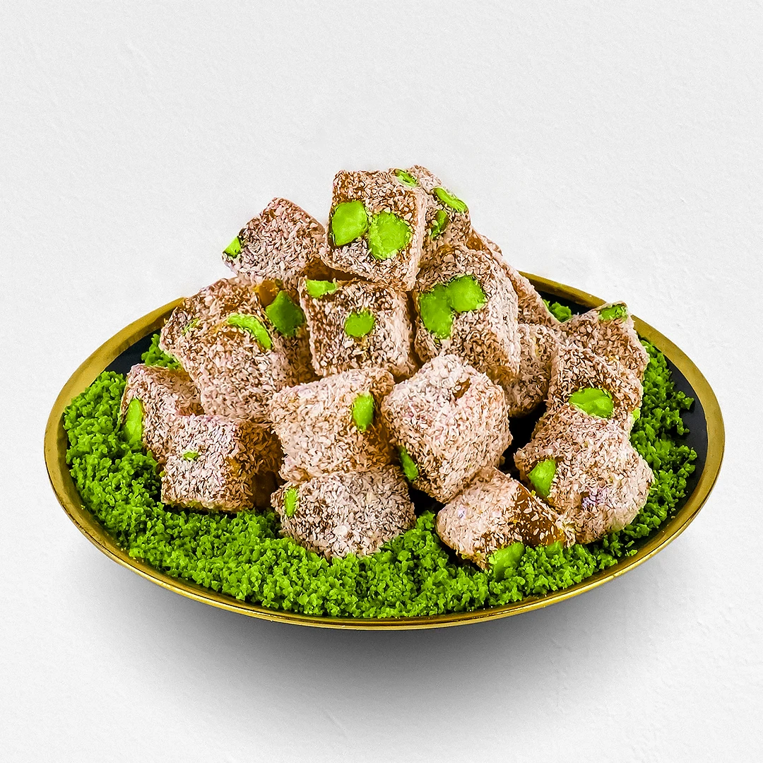 Fıstıklı Portakallı Kuş Lokum