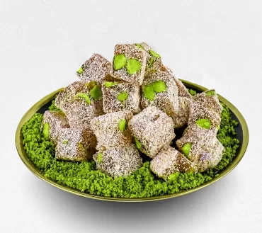 Fıstıklı Limonlu Kuş Lokum